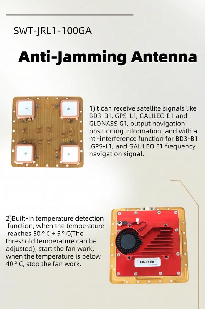 Customized Signal Jammer Anti-Jamming Antenna For Receiving Signals From Satellites 0