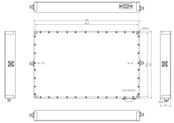 High Reliability And Ruggedness For Superior Gain Performance 400-6000MHz 100W RF Power Amplifier 1