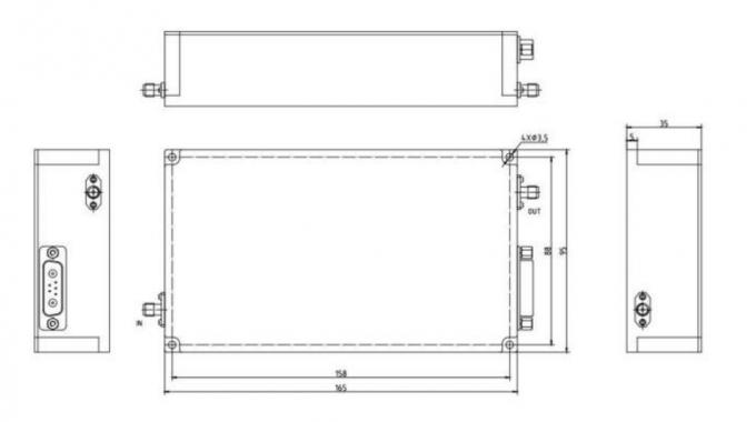 High Efficiency, Low Distortion 1.8-2.2GHz Gain 35dB Transmitter RF Power Amplifier for Wireless Networking 1