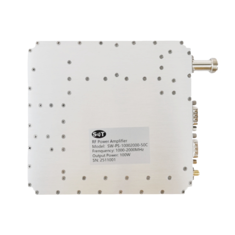 High-Performance 1-2GHz 100W RF Amplifier Module with Comprehensive Monitoring for Professional Wireless Systems