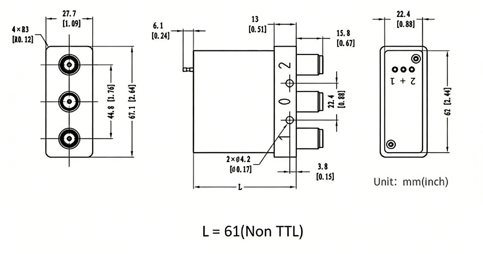High power latching coaxial RF switch SPDT DC to 1 GHz 350 W N female 28 V for antenna switching