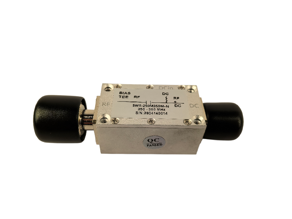 SWT-250M350M-N 250-350MHz 50Ω N-type RF Bias Tee for Defense & UAV