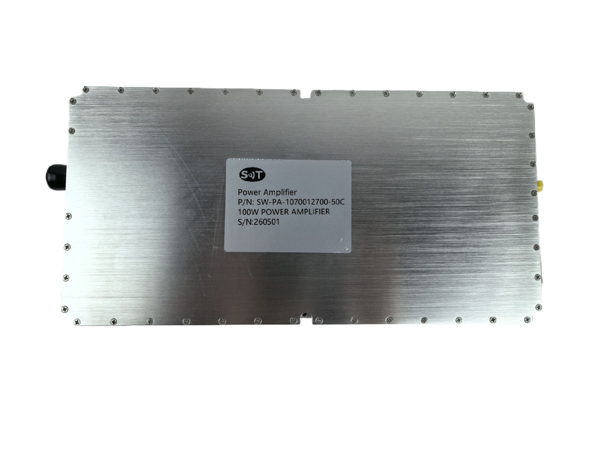 Compact Lightweight High Power Density Microwave Amplifier Size