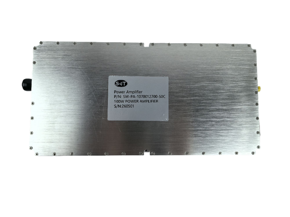 SW-PA-1070012700-50C 100W 10.7-12.7GHz Power Amplifier Module for Defense & Commercial RF Communication