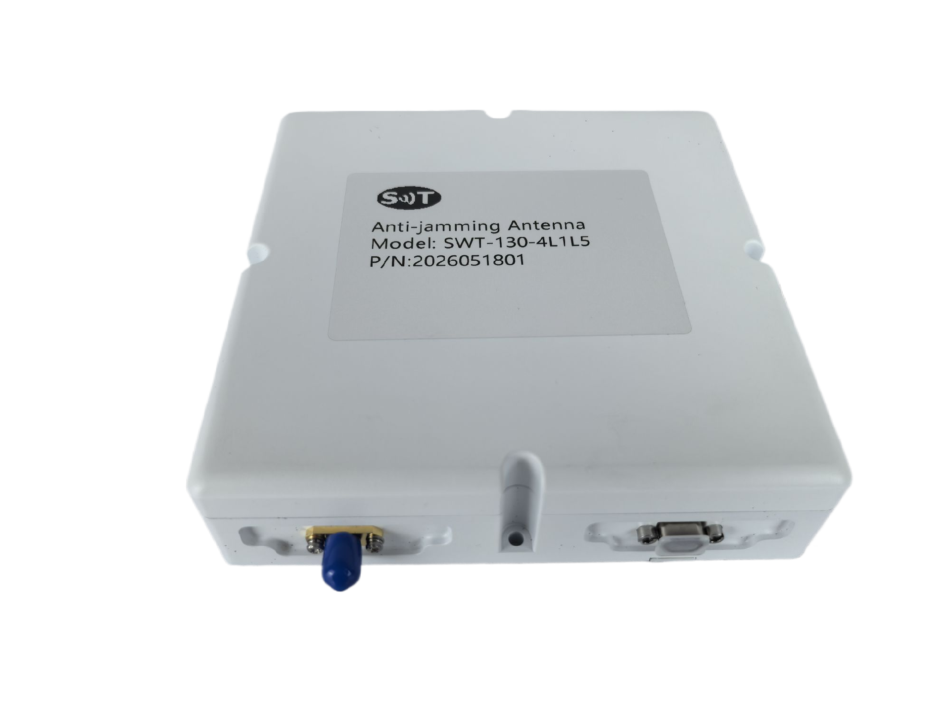 Defense vehicle equipped with SWT-130-4L1L5 anti-jamming GPS antenna